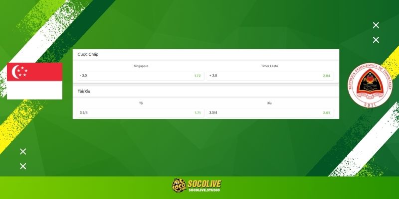 Socolive dự đoán kịch bản cơn mưa bàn thắng trong trận đấu Singapore vs Timor-Leste tại AFF Cup đêm nay